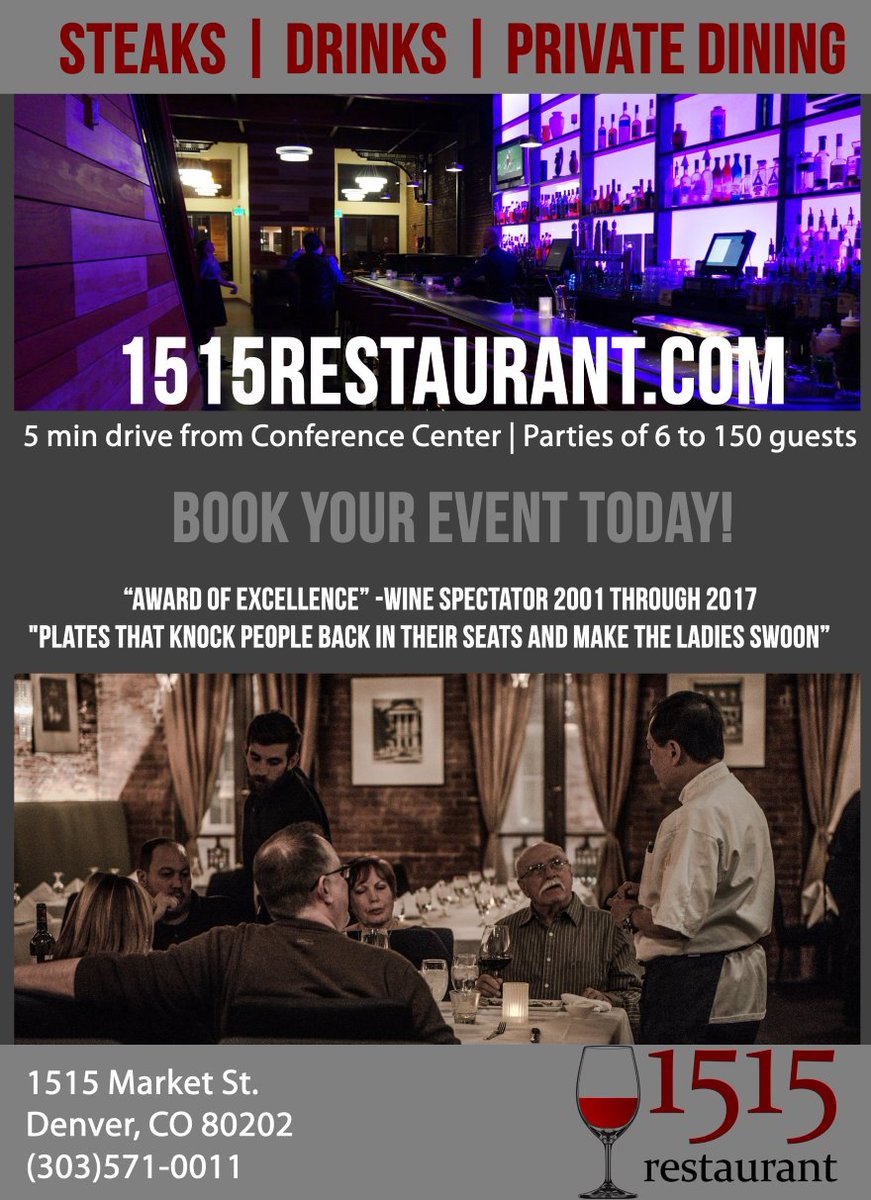 1515Restaurant's tweet photo. Lots of events happening this month at 1515! We love this time of year! https://t.co/SKNENJcf8b #denverevents #denver #dinnerparty #events #foodies #denverrestaurants #christmaseve #newyearseve https://t.co/a8SUR5Fw60