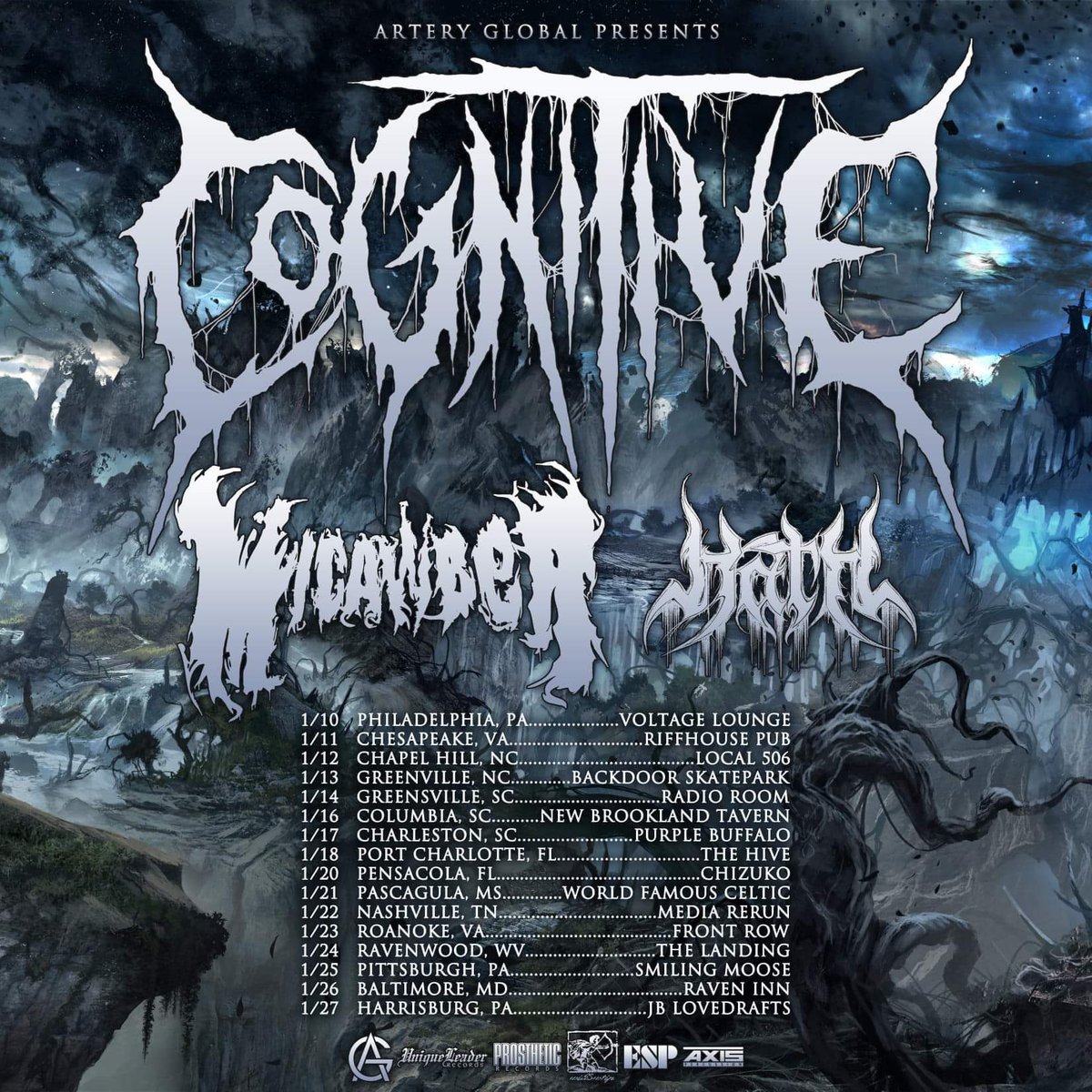 Tour is fast approaching!  See you on the road next month! #heavymetal #deathmetal #eastcoast #metaltour