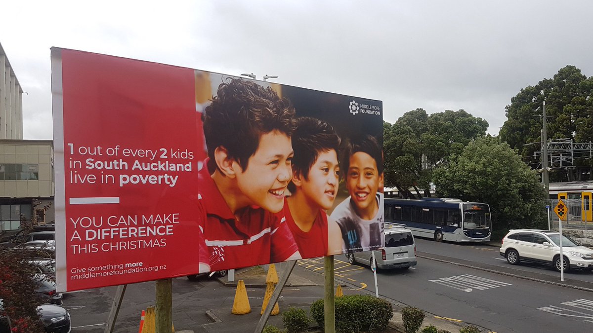 Our billboard outside Middlemore Hospital displays a #powerful statistic. You can make a #difference: middlemorefoundation.org.nz/donate