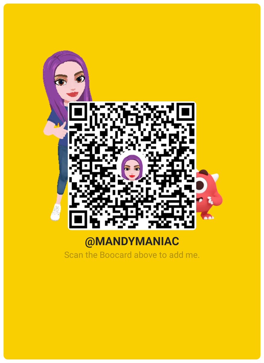 MandyManiac's tweet photo. Add me :) #boocard #boomessenger #boomoji https://t.co/jJB4NZMIIW