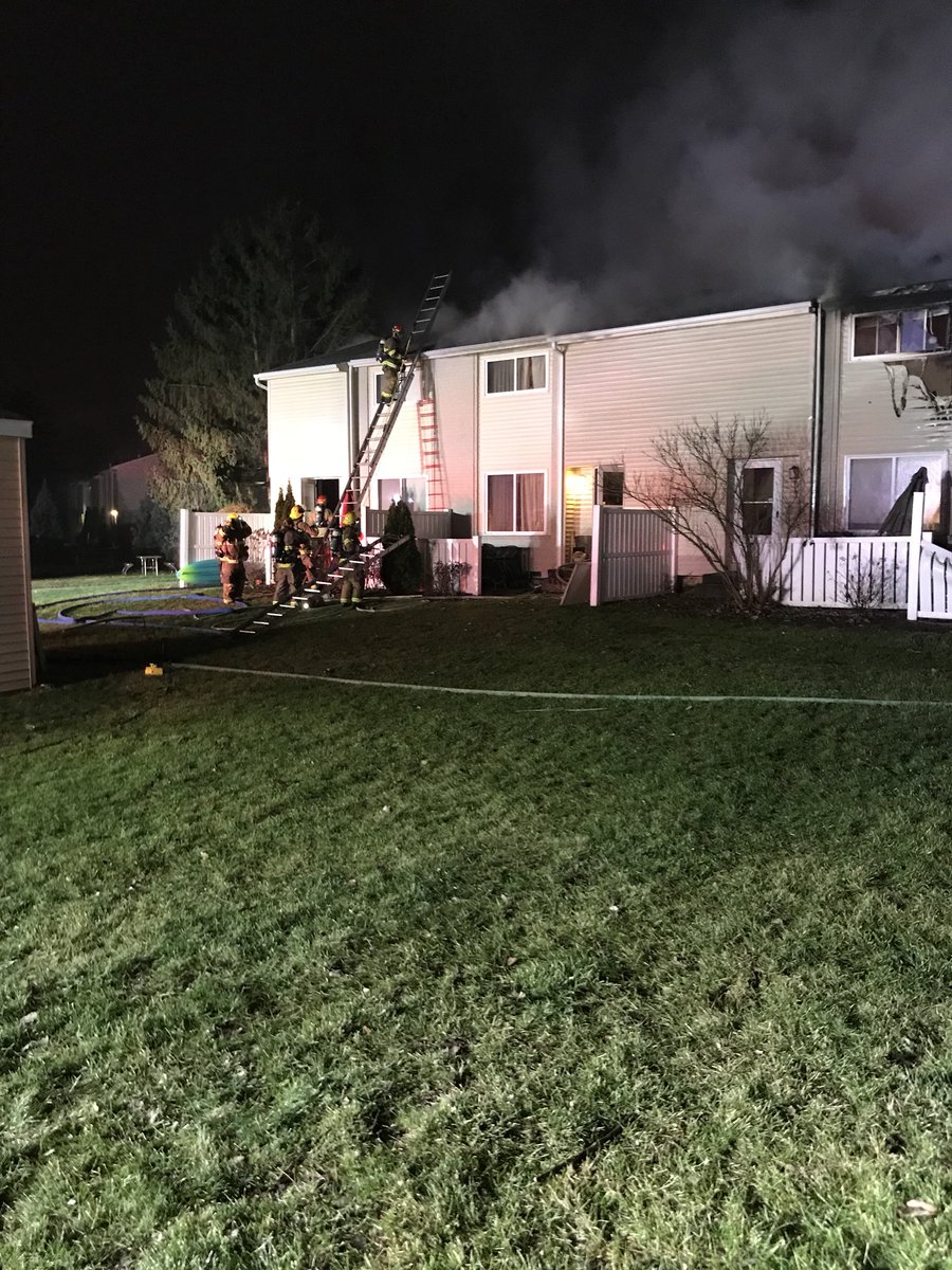 EastLansingPD's tweet photo. This morning our Officers were dispatched to assist the East Lansing Fire Department on a structure fire located in the 1600 block of Wintercrest.
As much as we like to poke fun at our hose dragging friends, they do an outstanding job!
#👮♂️👨🚒 #TeamWork #ELPD #ELFD https://t.co/j6da5unoyV