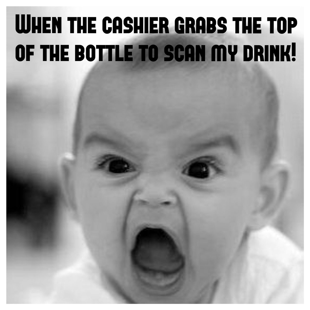 Who else hates it when cashiers, waiters or bartenders grab your drink by the top of the bottle or glass where you’re about to put your mouth?!
#nastyass