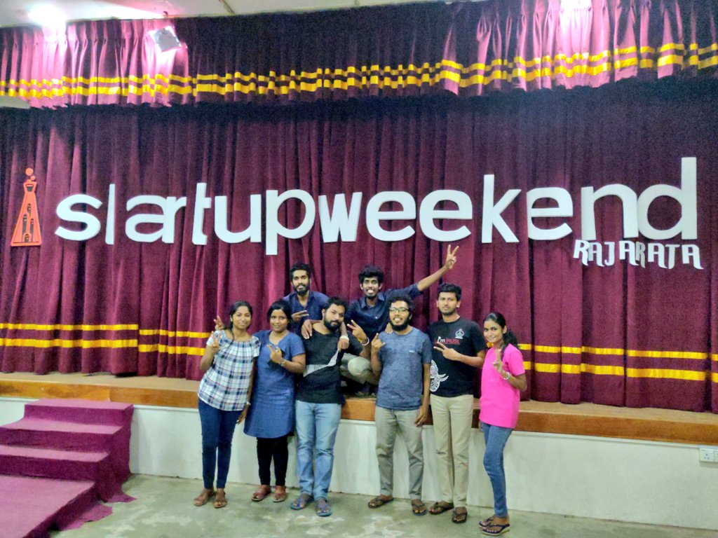 EnThunga's tweet photo. Team Feather Backpack.
Lifetime memory and most possibly THE turning point 😛
@StartupWeekend
#SWRajarata https://t.co/xYM3nRRUwW