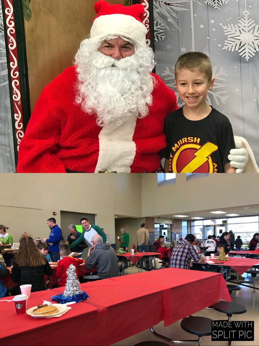 Best ever Breakfast with Santa at Ray Marsh-Thanks to our wonderful PTA and parent volunteers!❤️🥞⁦<a href="/KaseyWeishaar/">Kasey Weishaar</a>⁩