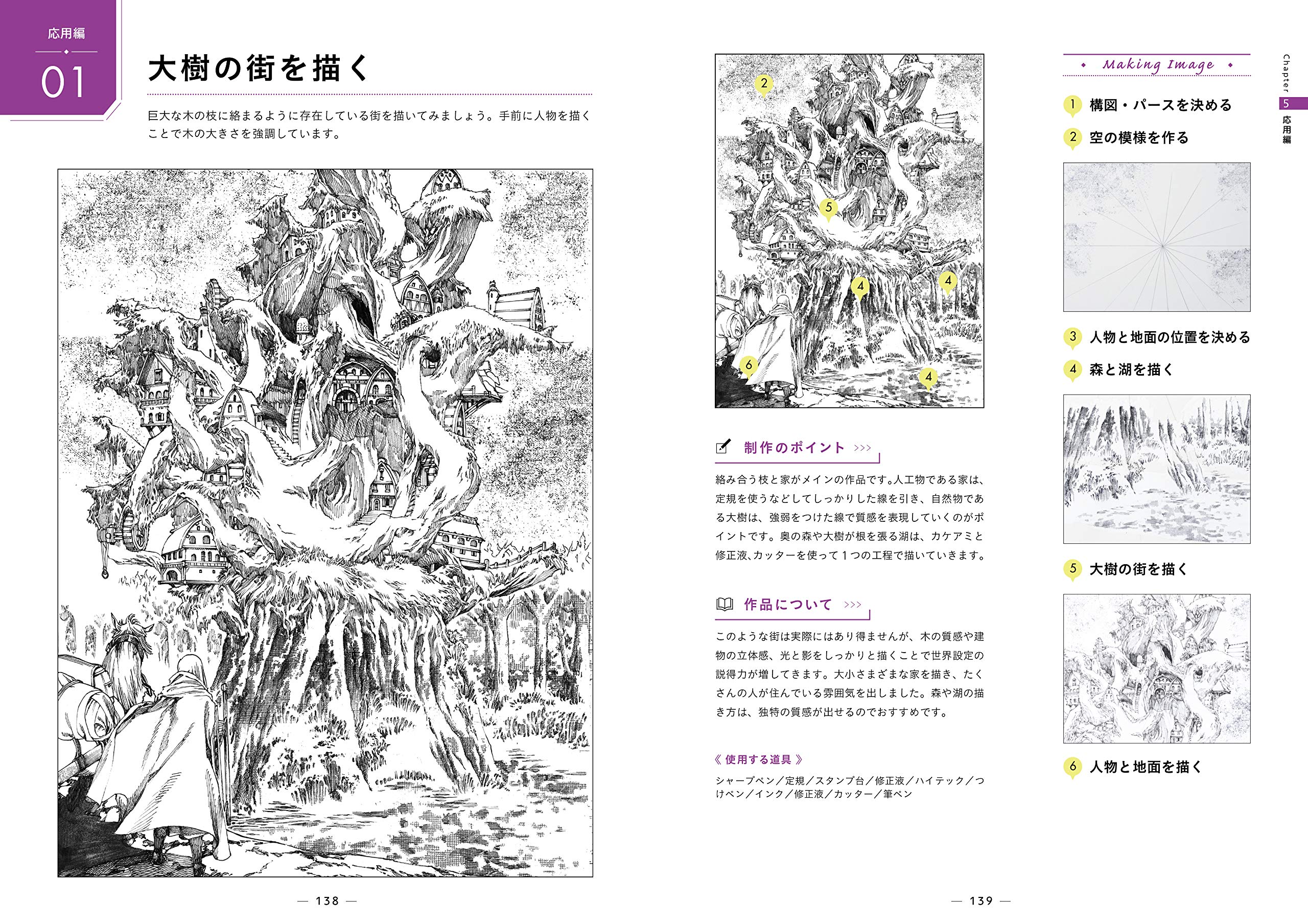 60周年 グラフィック社 編集部 19年1月新刊予告 形で捉えて簡単に描ける 背景パーツの描き方 佐藤夕子 著 簡単に描ける目安線を使って 本格的な背景パーツの描き方が学べる一冊 背景を描く際の基本はもちろん 自然物 人工物