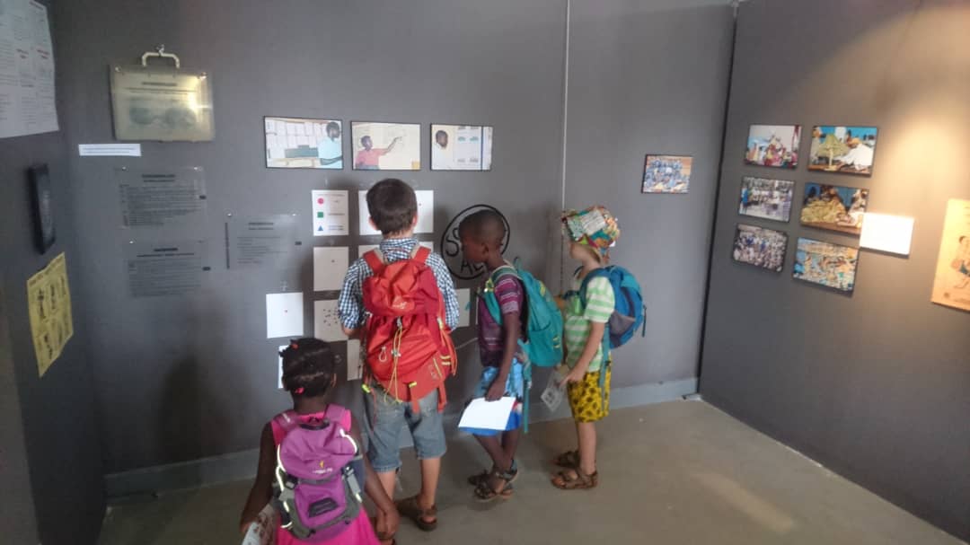 CatrionaWaitt's tweet photo. Everybody living in Uganda is either infected or affected by HIV, and it was good to visit the exhibit at the National Museum with a bunch of inquisitive children @IDIMakerere @TheUgAcademy @TASOUganda @misspostives https://t.co/ZLXns0HYwk