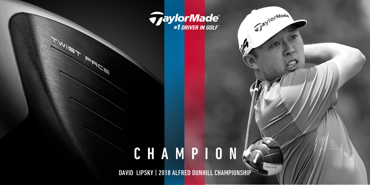 TMGolfSingapore's tweet photo. Champion – David Lipsky | 2018 #dunhillChamps | Leopard Creek Country Club. #TwistFace #M4driver #1DriverinGolf #TMGolfSingapore #TaylorMadeGolf https://t.co/yZX7hoHyuK