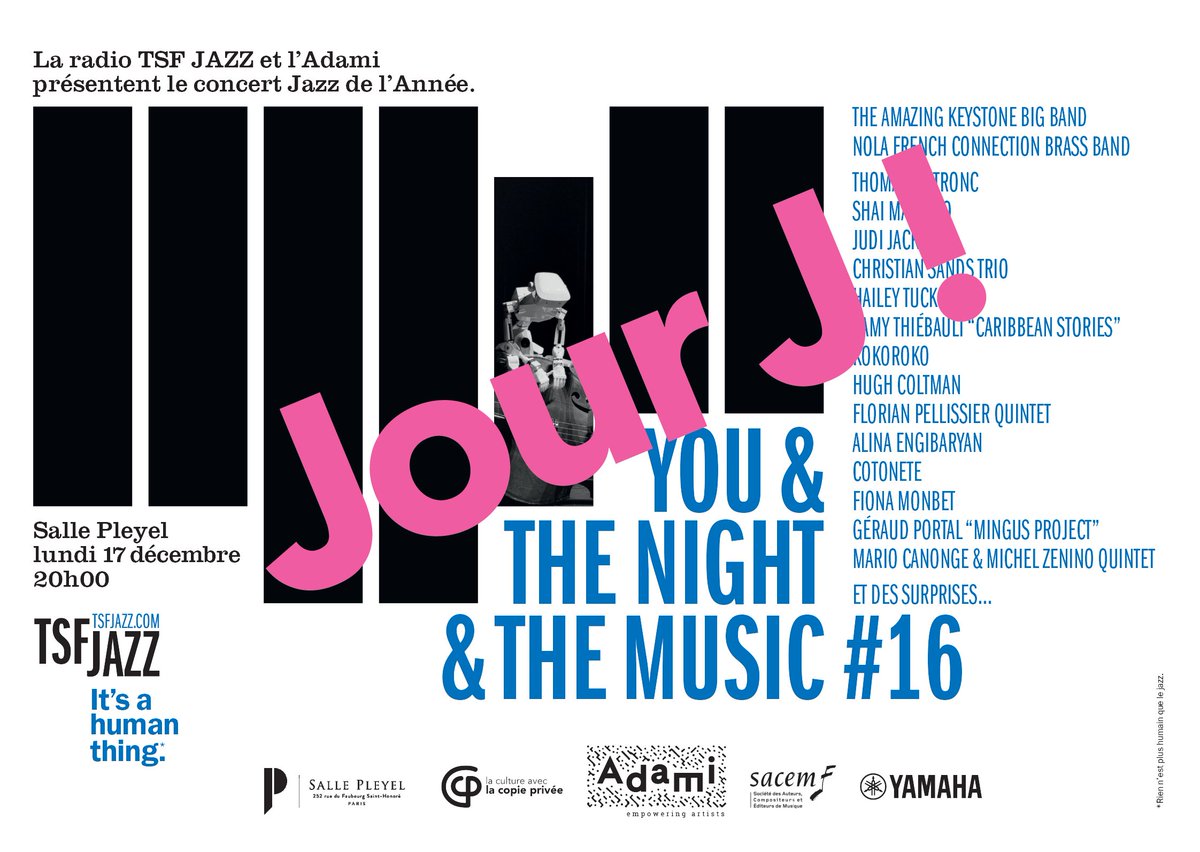 Ce soir à la <a href="/sallepleyel/">Salle Pleyel</a>, vous, nous et une ribambelle d'artistes tous plus talentueux les uns que les autres. 
Le compte à rebours est lancé !