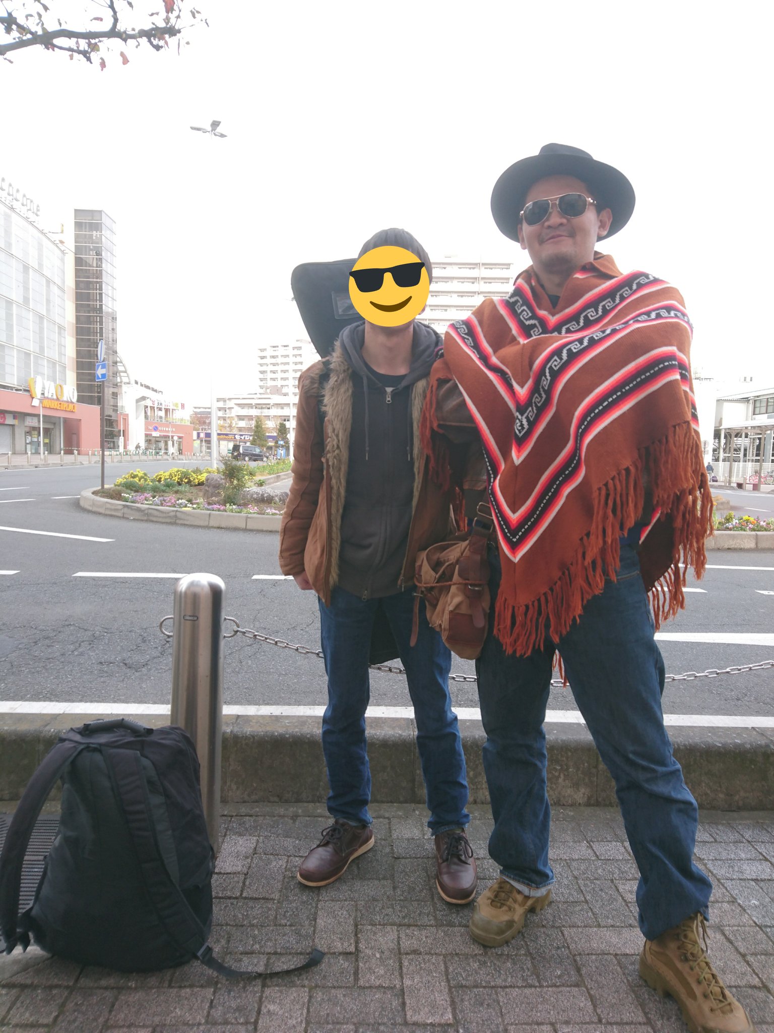 カブ奇者 タクヤ 昨日のカウボーイファッションでのサバゲー楽しかったな 外でポンチョ来たの初めてだけど暖かいのね