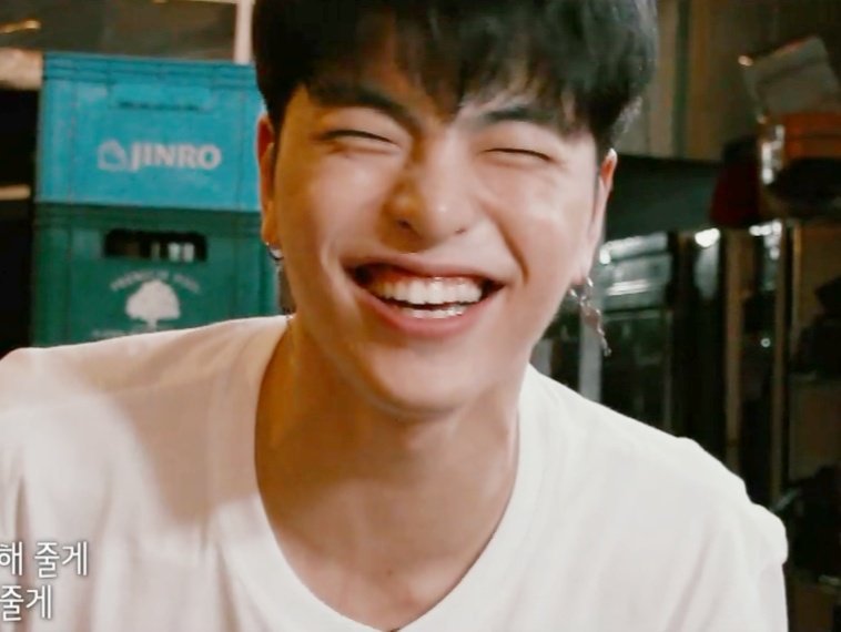 I really love how his skin near the eyes cringe when he smiles fully.  #JUNHOE  #JUNE  #iKON  #구준회  #준회  #아이콘  #ジュネ