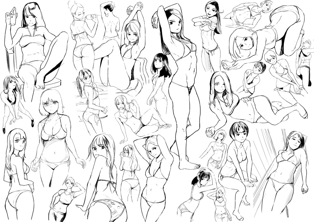 2カ月前に描いた絵まとめ
ちょうどこの辺りからグラビア系の絵を描くようになりました。
彼女にこういう系の絵を描くのを約6年間規制されてましたw
絵上手くなりたいと説得したらOKでたので
今アホみたいに描いてます。(楽しくて仕方がない) 