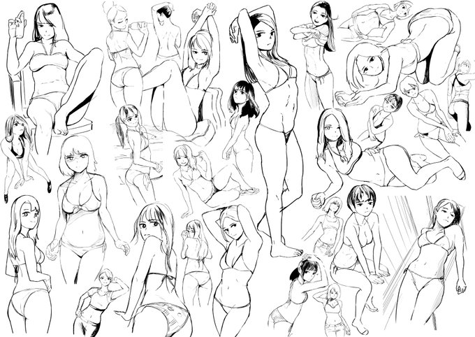 2カ月前に描いた絵まとめ
ちょうどこの辺りからグラビア系の絵を描くようになりました。
彼女にこういう系の絵を描くのを約6年間規制されてましたw
絵上手くなりたいと説得したらOKでたので
今アホみたいに描いてます。(楽しくて仕方がない) 