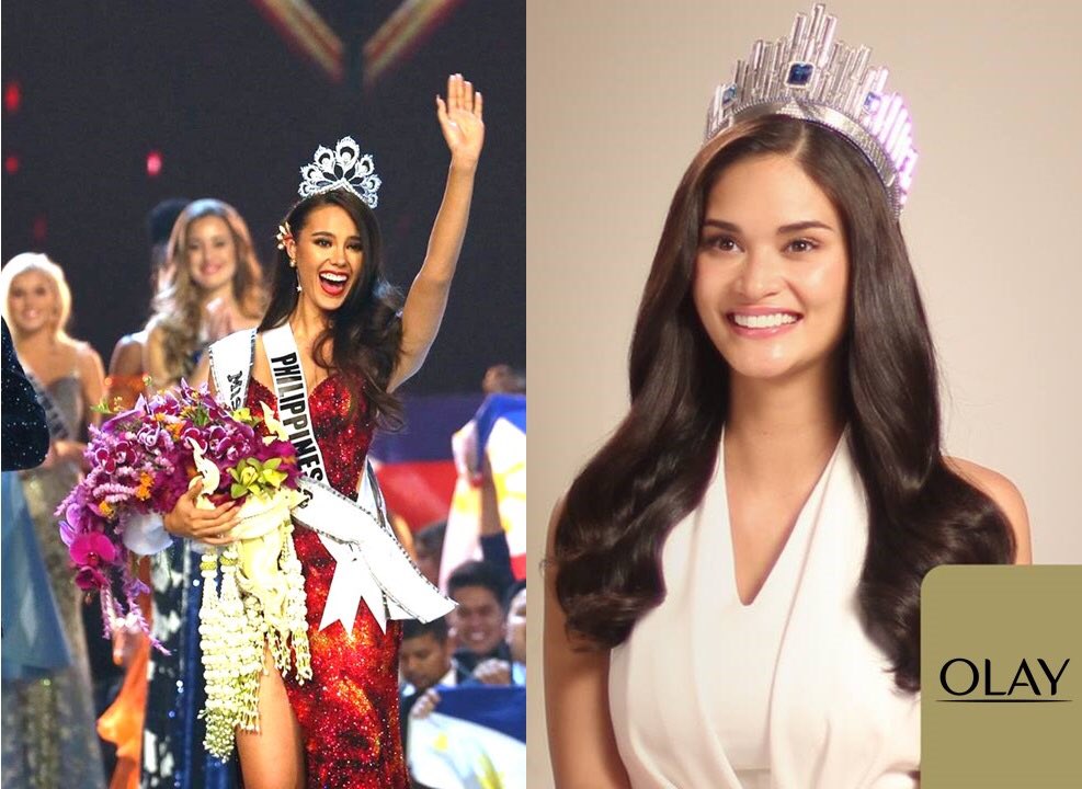 OlayPhilippines's tweet photo. The 2 queens π Take that #FearlessFirstStep today π
Catriona photo from https://t.co/eY91OQ0vrJ #missuniverse #msuniverse #missuniverse2018 #msuniverse2018 https://t.co/3sWakv95zK