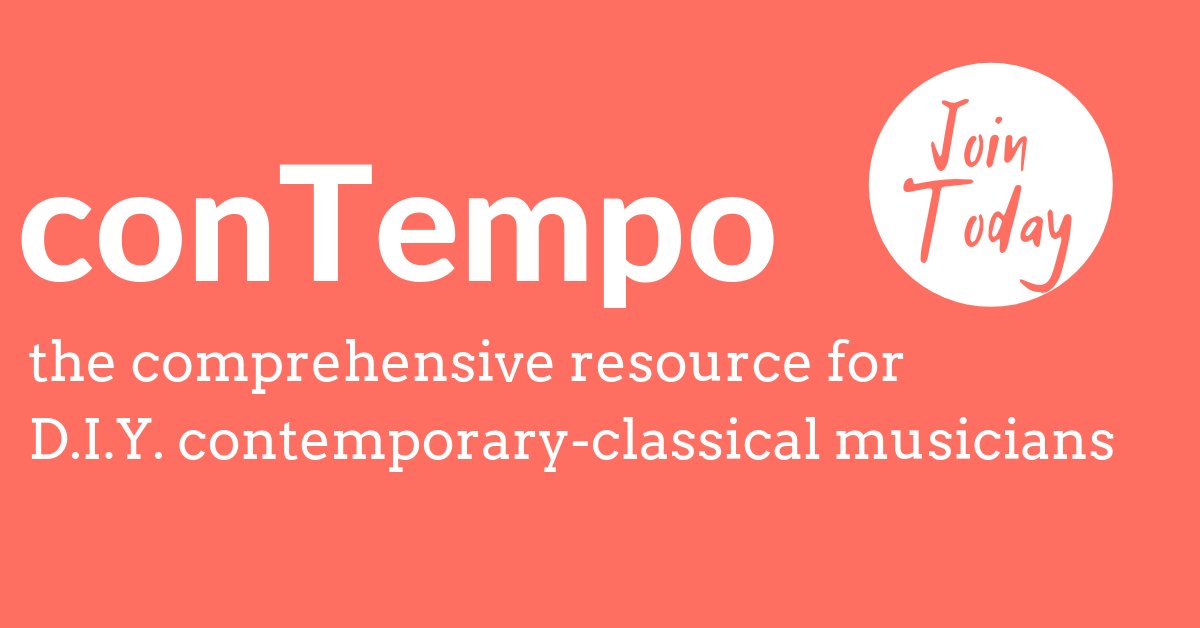 Comprehensive resource for #DIY contemporary-classical musicians and composers looking to jumpstart their careers in 2019. Join at discounted prelaunch membership fee. contempo.remusartists.com #ClassicalMusic #composer #MusicMonday