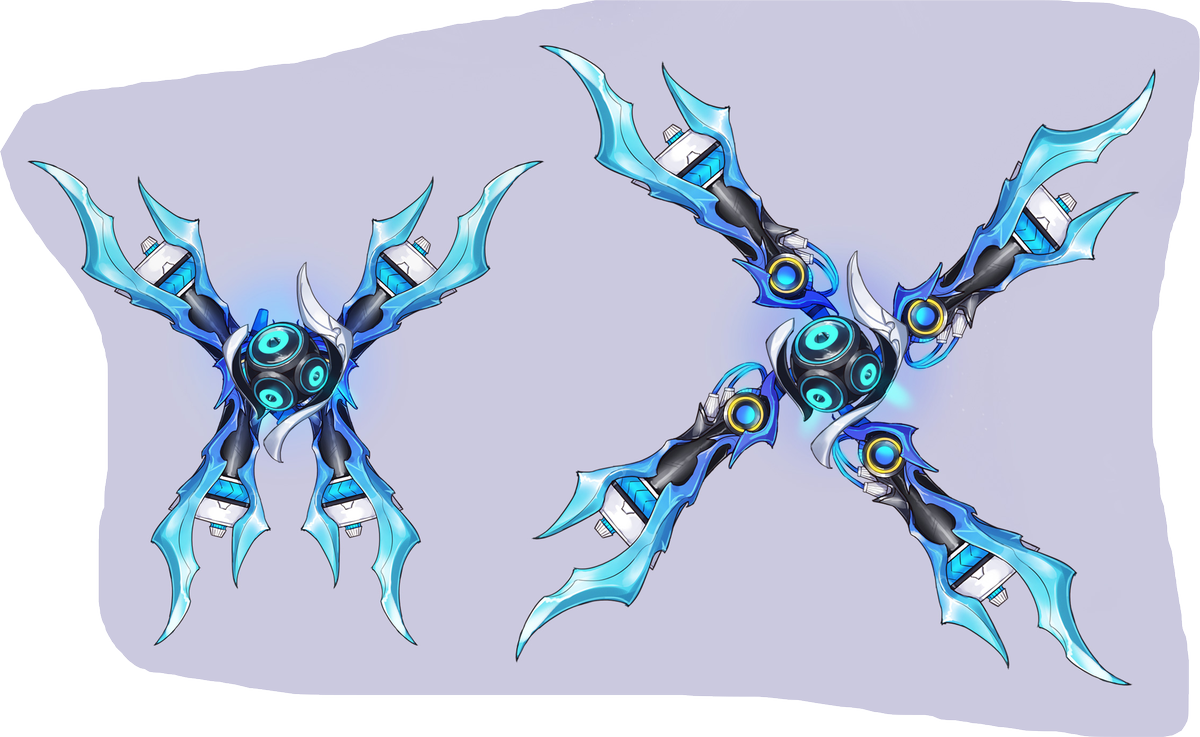 NovolandIn's tweet photo. The new class is coming！The king of the night, the daring warrior, he will use the cross blade as a weapon. Then what class do you think he will be? Novoland The Castle In The Sky https://t.co/eG11P1IXrv
