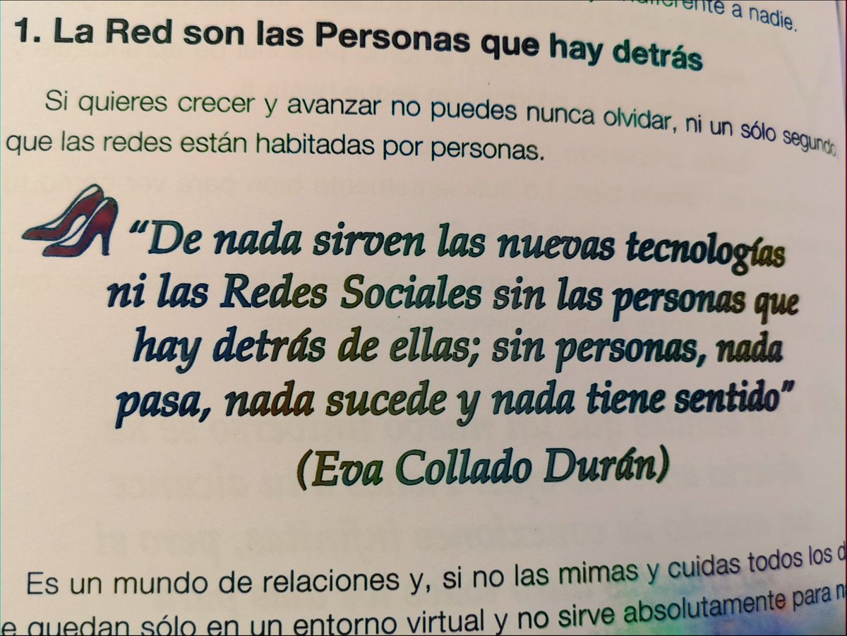 Si quieres crecer y avanzar no puedes nunca olvidar que las redes están habitadas por personas. Es un mundo de relaciones que hay que mimar y cuidar todos los días. Recuerda que hay un ser humano detrás de cada tuit y blog!! <a href="/evacolladoduran/">Eva Collado Durán</a> #FelizLunes #BuenosDiasATodos #17Dic