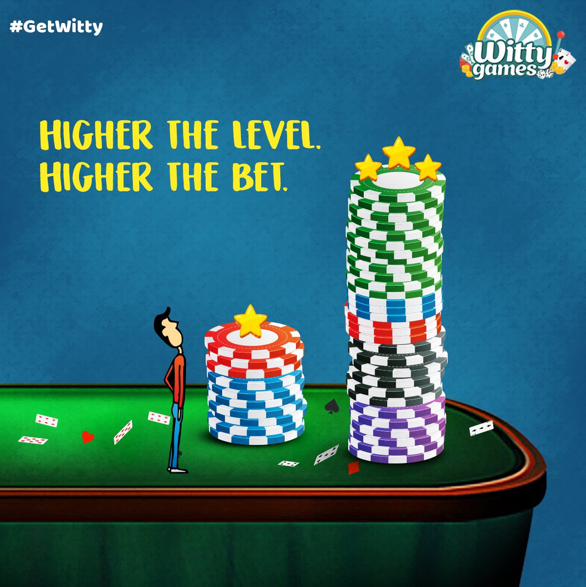 wittygames9's tweet photo. Jump levels and unlock higher bets. Download the #RummyKing app and prepare to win more. https://t.co/tAsvh8Uaf9 #WittyGames #GetWitty https://t.co/M29RSruftl