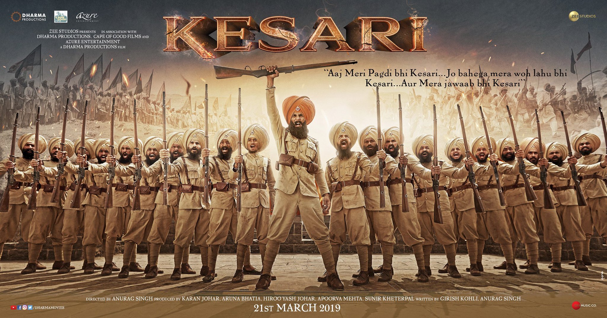 Axay Patel 300 Spartans Vs Persians 21 Sikhs Vs Afghani Pashtuns Now Just Imagine How Much Brave Our Sikh Soldiers Has Been In Battle Of Saragarhi Kesari Akshaykumar Parineetichopra Karanjohar T Co