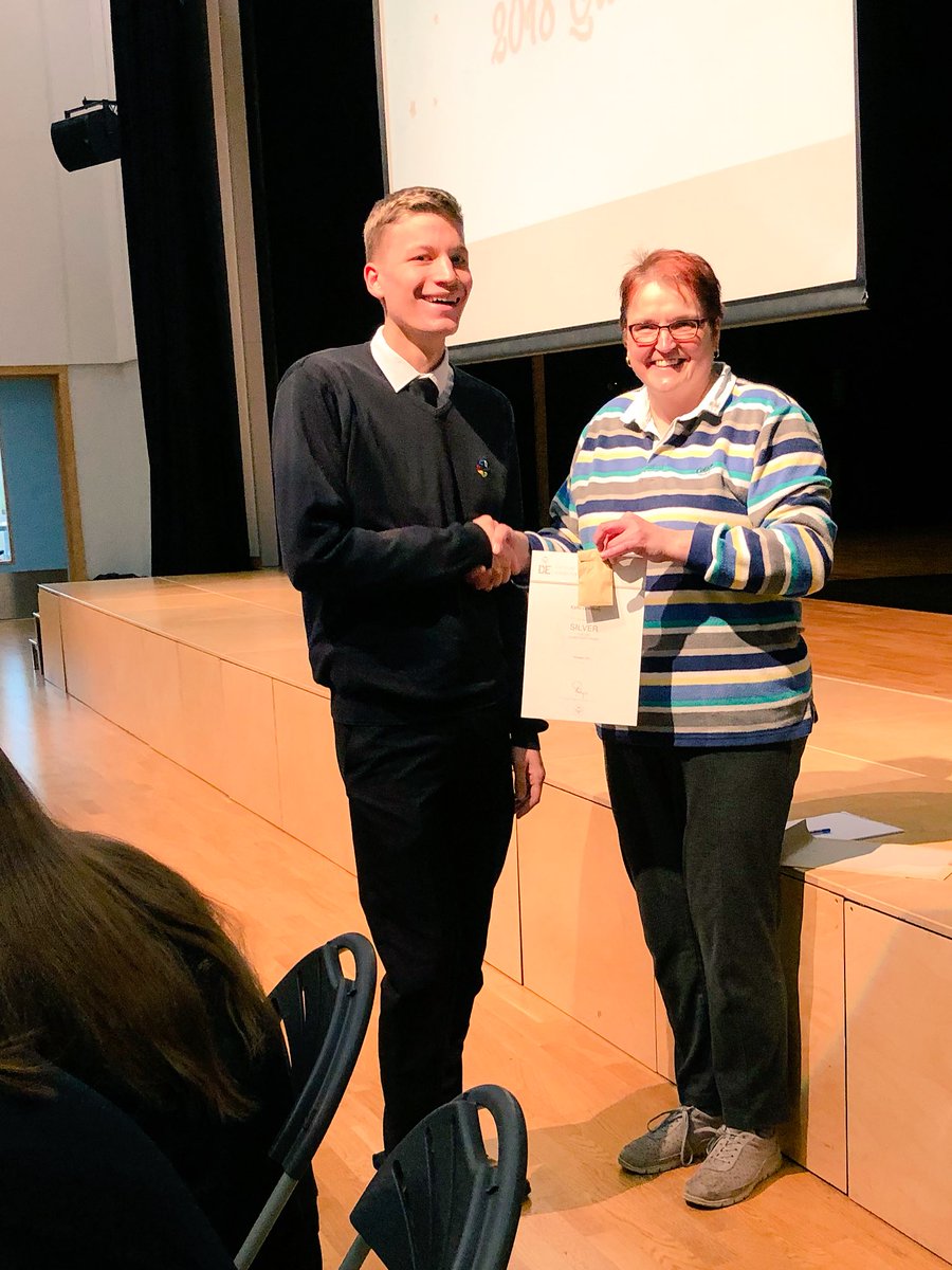 OBAsixthform's tweet photo. We are very proud of Kuba who received his award for completing his silver @DofE award this morning! #opportunity #belief #aspiration #OBA6 https://t.co/nY5RUODVox