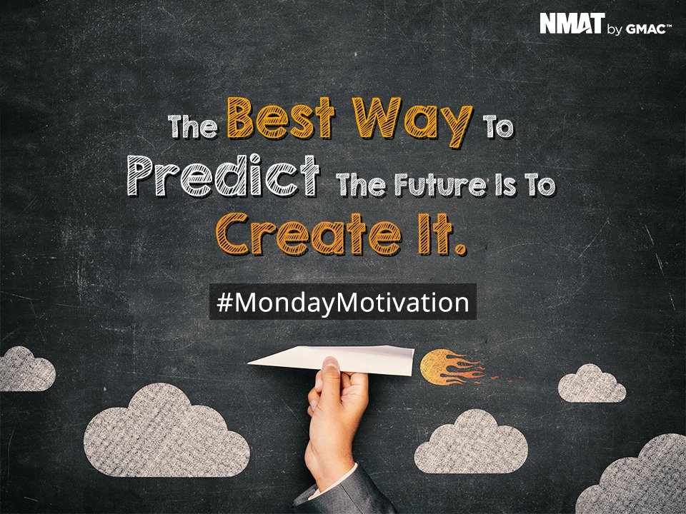 OfficialNMAT's tweet photo. Create the future you fantasize about. #MondayMotivation https://t.co/DbAjQyMF8q