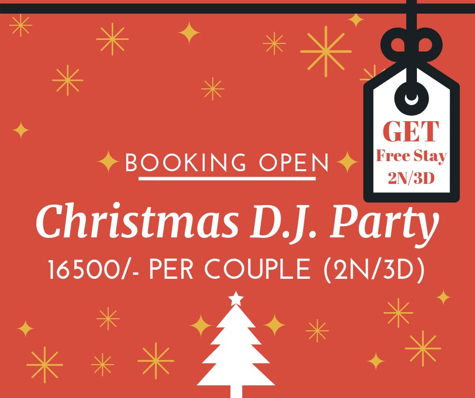 MAPLERESORTS's tweet photo. 🌲 Maple Resort Chail 🌲
💰 Cost (X-Mas Package 2N/3D) 
➡ 2N/3D - With Liquor 16500 ₹ 

💰 Cost (NewYear Package 2N/3D) 
➡ 2N/3D - With Liquor 21500 ₹ 

☎ Get in touch - For Bookings 📩sales@mapleresorts.in | 
For Queries 9816892387 / 9811668187 https://t.co/SSoOSCV7Oq