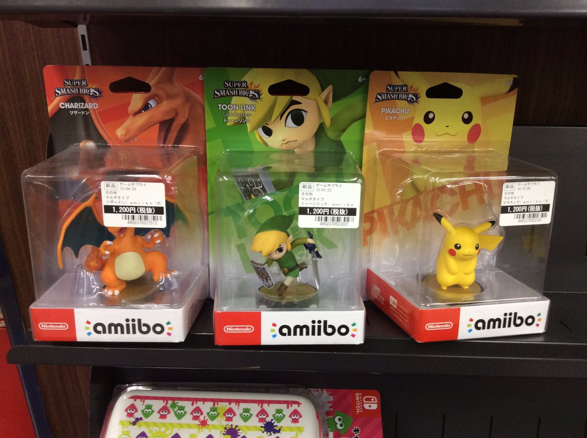 Tsutaya川崎駅前店さんのツイート 新品amiibo 新品アミーボ 大乱闘スマッシュブラザーズシリーズ多めです クリスマスプレゼントにいかがでしょうか Amiibo ポケモン ピカチュウ ルカリオ トゥーンリンク ロックマン ピクミン