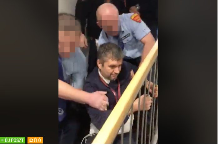 peterkreko's tweet photo. BREAKING:Opposition MEPS  in Hungary have been violently thrown out of the building of the "public television", while they have the legal right to enter the building and did nothing violent.A new level,closer to Russia day by day. @ManfredWeber likes it. @anneapplebaum @CasMudde https://t.co/YVvQxuV1SD