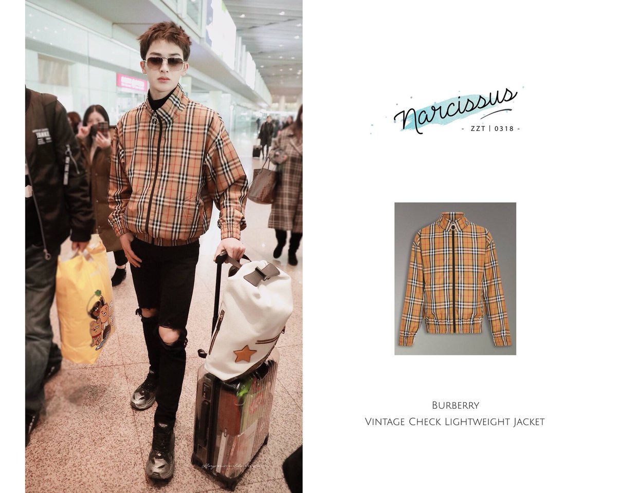 burberry vintage check lightweight jacket