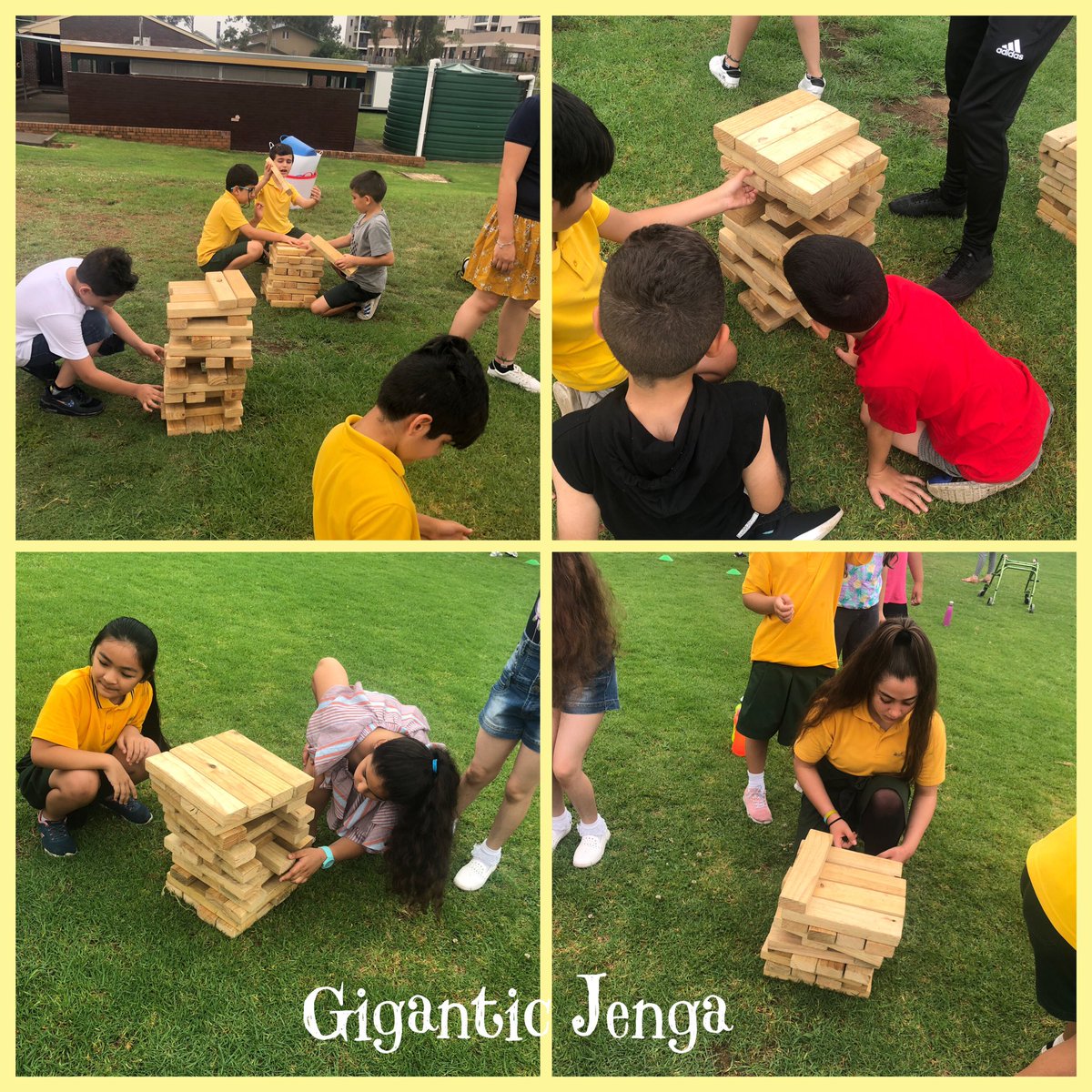 <a href="/FairWestPS/">Fairfield West PS</a> <a href="/Genelle029/">Genelle Petruszenko</a> <a href="/tracyfunn/">Tracy Funnell</a> <a href="/Jessica_Rouel/">Jessica Rouel</a> <a href="/ShaunaghCompton/">Shaunagh Compton</a> <a href="/LazosDiane/">Diane Lazos</a> <a href="/dalziel_rangiah/">Dalziel Rangiah</a> <a href="/e_prasad78/">E Prasad</a> <a href="/nessinmalawi/">Vanessa MAH CHUT</a> <a href="/KristeeSharne3/">Kristee Sharne</a> <a href="/Roxyr34/">Roxy Rosales</a> <a href="/_dbiddlecombe/">Danielle Biddlecombe</a> <a href="/Natalie_Taing/">Natalie Taing</a> @1B_MrBugge @SobaraKina <a href="/LMrmacovska/">Lauren Mrmacovska</a> <a href="/MsCWilson3/">Carmen Wilson</a> <a href="/LilyThai9/">Lily Thai</a> @_NatObeid <a href="/mariaoshana33/">Maria Oshana</a> <a href="/SadafAmiri2/">Sadaf Amiri</a> <a href="/dianna/">Dianna</a> <a href="/pasquale_bugge/">Pasquale Bugge</a> <a href="/FairWestPS/">Fairfield West PS</a> Gigantic Jenga <a href="/Genelle029/">Genelle Petruszenko</a> <a href="/tracyfunn/">Tracy Funnell</a> <a href="/LazosDiane/">Diane Lazos</a> <a href="/Jessica_Rouel/">Jessica Rouel</a> <a href="/CheahMilly/">Milly Cheah</a> <a href="/ShaunaghCompton/">Shaunagh Compton</a> <a href="/KristeeSharne3/">Kristee Sharne</a> <a href="/Natalie_Taing/">Natalie Taing</a> @1B_MrBugge @SobaraKina <a href="/LMrmacovska/">Lauren Mrmacovska</a> <a href="/MsCWilson3/">Carmen Wilson</a> <a href="/LilyThai9/">Lily Thai</a> @_NatObeid <a href="/mariaoshana33/">Maria Oshana</a> <a href="/SadafAmiri2/">Sadaf Amiri</a> <a href="/dianna/">Dianna</a> <a href="/_dbiddlecombe/">Danielle Biddlecombe</a> <a href="/pasquale_bugge/">Pasquale Bugge</a>