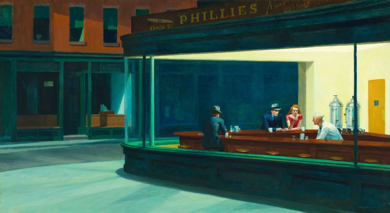 openculture's tweet image. Edward Hopper’s Iconic Painting Nighthawks Explained in a 7-Minute Video Introduction openculture.com/?p=1029441