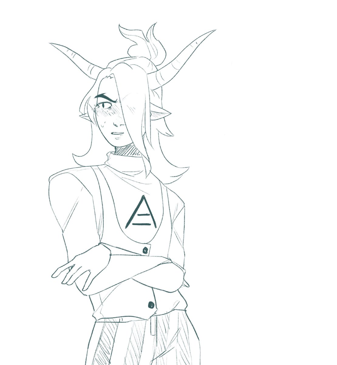 kippersinart's tweet image. wow...i stan a bastard 😔💖  #tagoragorjek #hiveswap #Hiveswapfriendsim #Homestuck #fanart #art #doodle