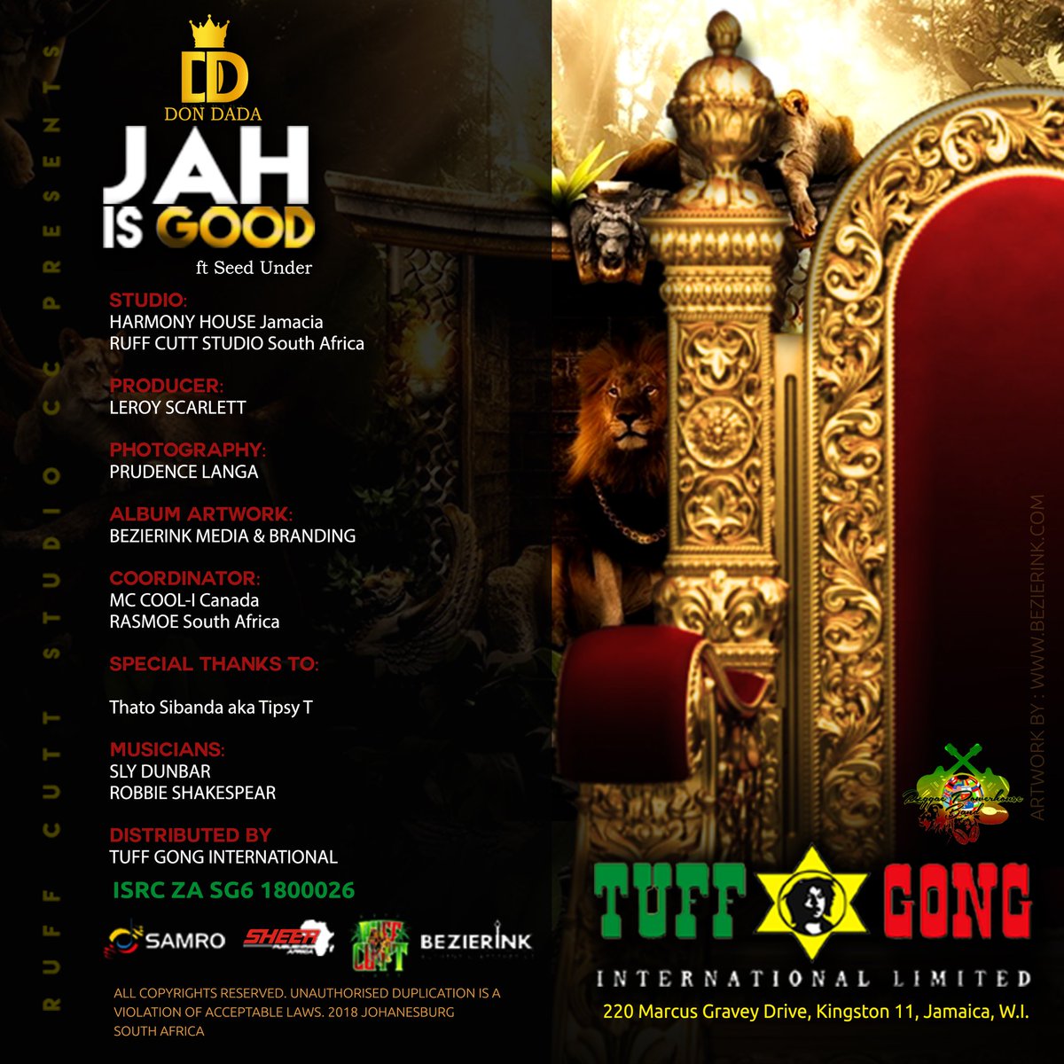 Jah is good ft seed under