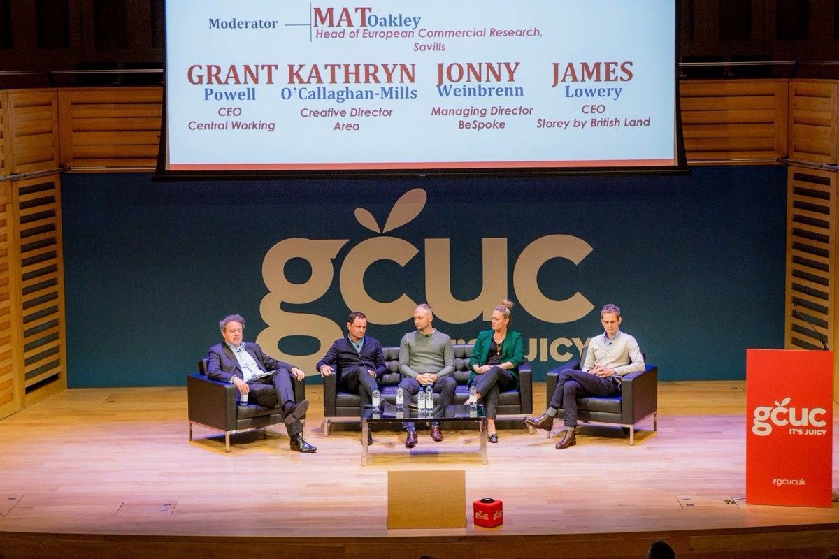 AreaWorkplaces's tweet photo. #AreaHighlights – Our involvement with the biggest #coworking event that came to London - @gcucgb! Great to have Area's Design Director Kathryn O'Callaghan-Mills speaking on the panel! #2018 #workplacedesign #officedesign https://t.co/RI5pqJhO0z
