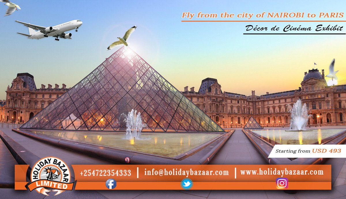 holidaybazaar's tweet photo. Fly from Nairobi to Paris for holiday this festive season from as low as $492! -> https://t.co/nae1T1pdvB
HAPPY HOLIDAYS! โ๏ธ๐
@peternjosh134 #Holidays #Xmas #Festive #instaplan #destination #plane #planes #TravelTips #FlightDeals https://t.co/xidwm2KkLd
