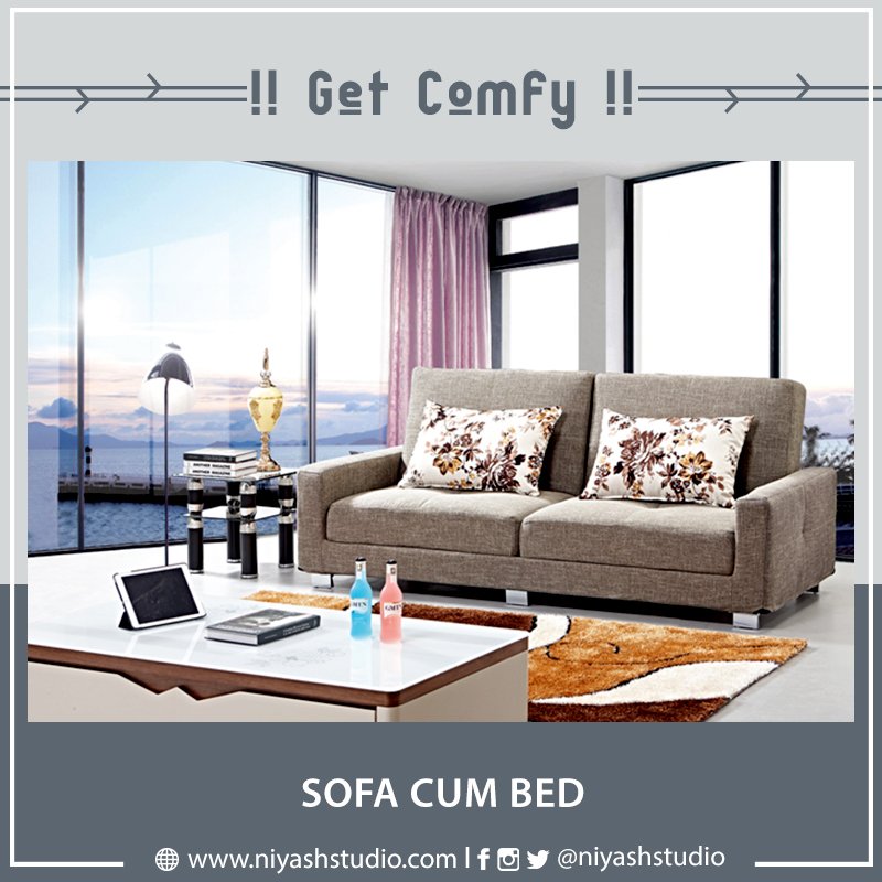 NiyashStudio's tweet photo. Deck up your home with impeccable range of #SofaCumBed which ensure comfortable recline in your living room. 
Visit Niyash Studio,Rajpur road, Dehradun.
#buy #betterfurniture #homedecor #amazinghomes #NiyashStudio #Dehradun #Uttarakhand https://t.co/zFSPBIeAZE