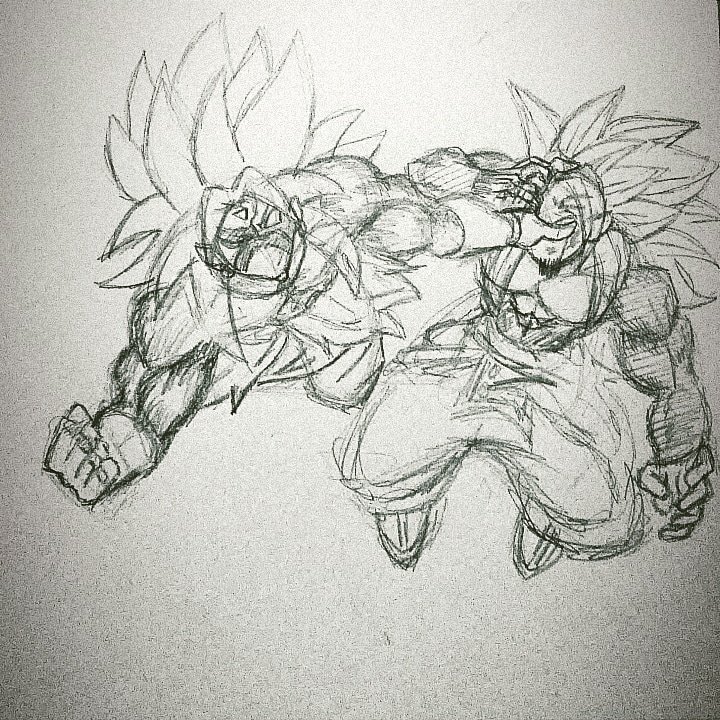 Arkima Ryuu On Twitter Ssj4 Time Breaker Broly Vs My Dbz Oc Timebreaker Dbz Broly Dboc