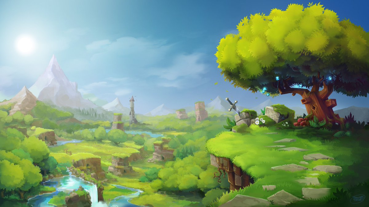 ThomasFrick's tweet image. Hi! I'm Thomas, responsible for a lot of the doodles and 3Dmodels you can see in @Hytale. I worked on other #indiegames , like @dungeonrushers. I'm also a very enthusiastic game-jammer and participated over 10+ game jams with my friend @elisee! #MeetTheDev
