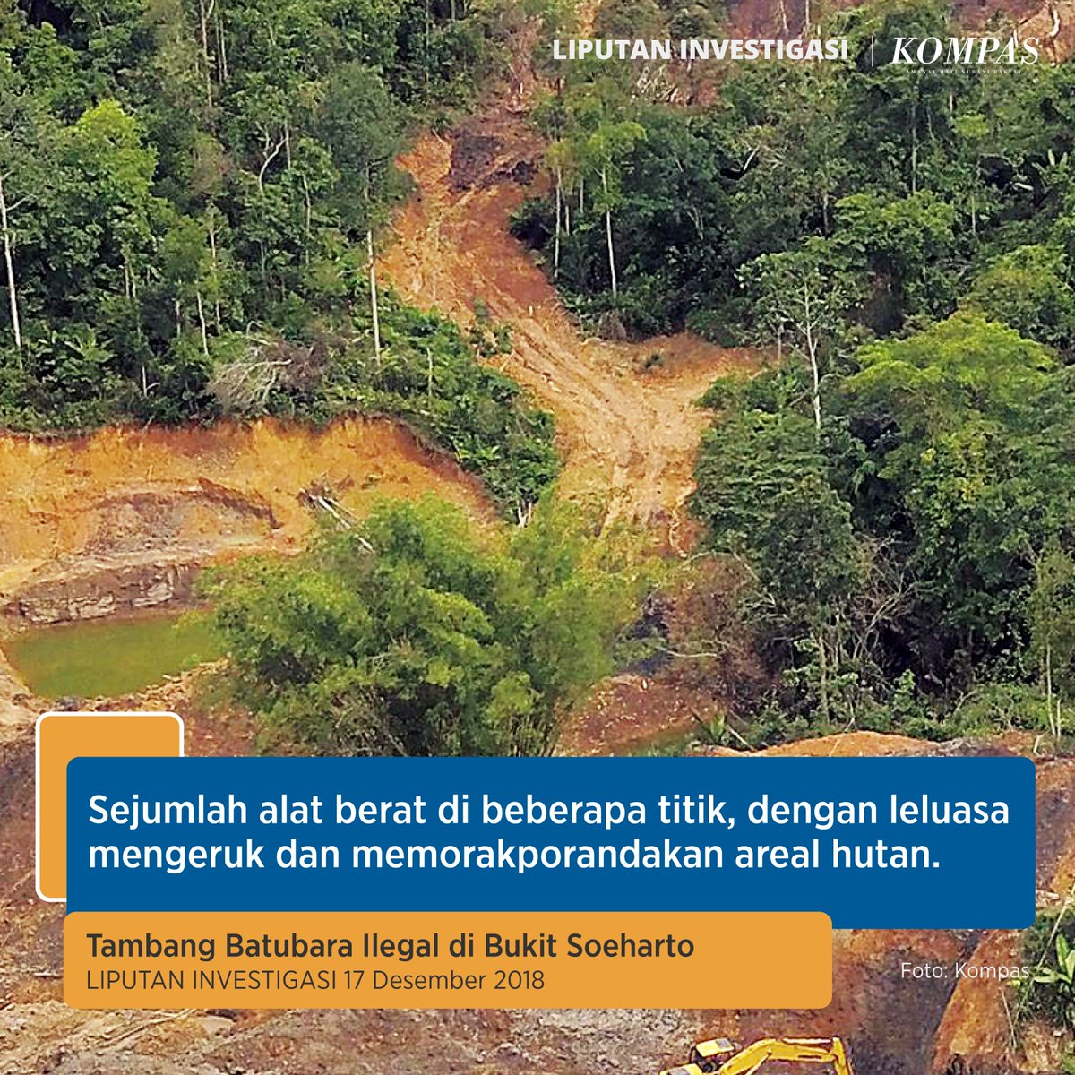 Harian Kompas على تويتر Tambang Batubara Ilegal Leluasa