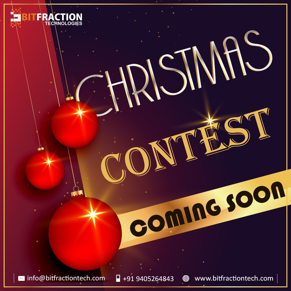 BitfractionTech's tweet photo. Who’s getting excited for Christmas?? Keep your eye on our page for your chance to win!! #Christmascontest #Bitfractiontech #Contest #ComingSoon https://t.co/viib7SG5dk
