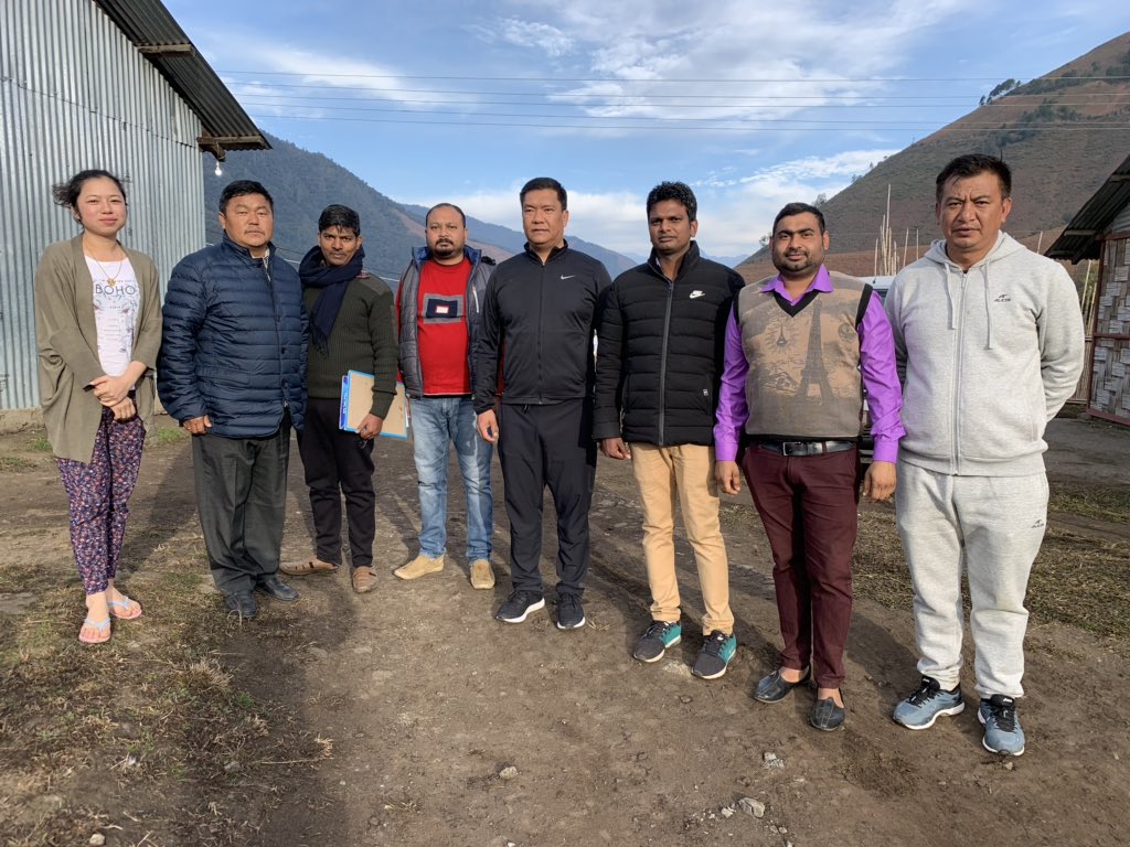PemaKhanduBJP's tweet photo. Made an inspection of Jawahar Navodyaya Vidyalaya, Anini today. Shocked by the dilapidated school buildings being run from a temporary structure. Interacted with students &amp; staffs and assured to pursue with GOI &amp; JNV authorities in Delhi for permanent infrastructure. @PMOIndia https://t.co/7iSDlz75tL