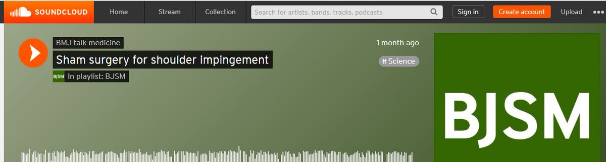BJSM_BMJ's tweet photo. PODCAST: Shoulder impingement: Here's a terrific new treatment--Sham acromial decompression. https://t.co/JaeZ7qV8wu 10K views. Expert is @shamteppo Professor of Orthopaedics, Teppo Jarvinen from Helsinki, Finland. https://t.co/Ml6Y50VXOw