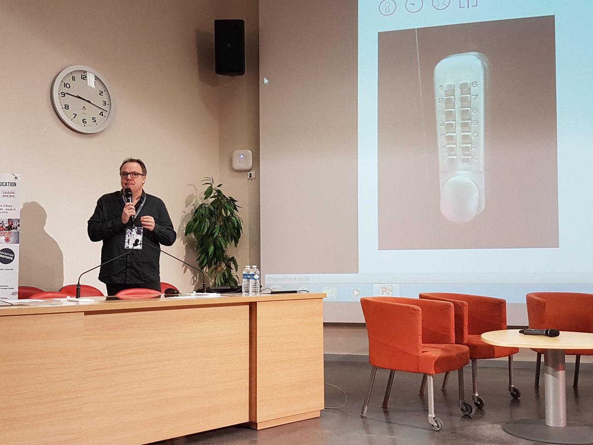 olivierirrmann's tweet image. Démarrage du colloque Serious Escape Game 2018 #seg_2018. Avec Julian Alvarez @Ludoscience et Antoine Taly @AntTaly