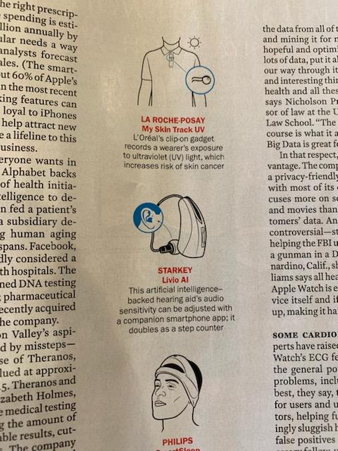 BrandonSawalich's tweet photo. It was amazing to open the December issue of @time and see @starkeyhearing’s #LivioAI. Great piece by @AlexJamesFitz on #tech in #health care. https://t.co/BBAjMek9pd