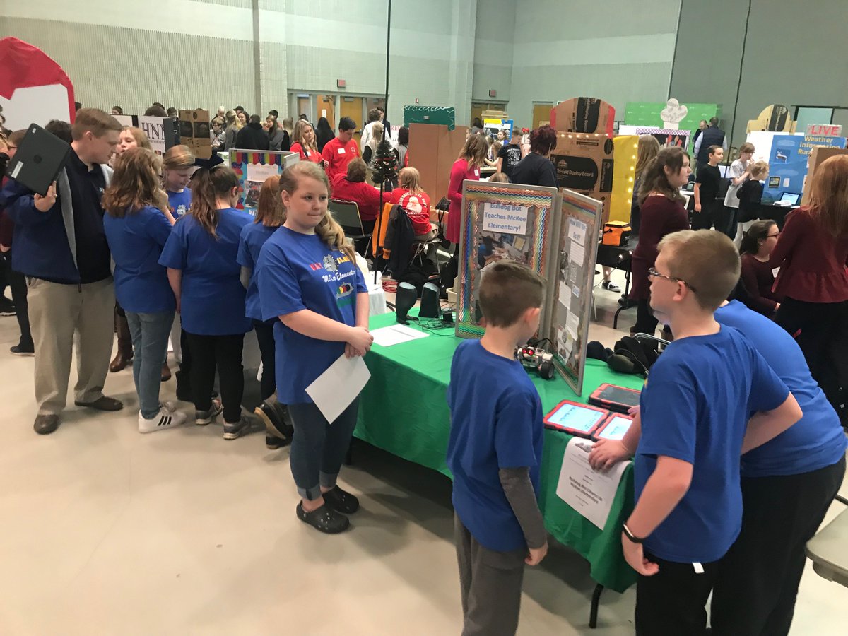 jacksonkyschool's tweet photo. On Thursday, Dec 13th students from all schools participated in the STLP Regional Showcase at the Center in Somerset.  Nine projects scored an 85 or above and will be going to compete at the STLP State Competition at Rupp Arena in April.  #STLP #RoadtoRupp #WeAreJackson https://t.co/5WNUyQv0se