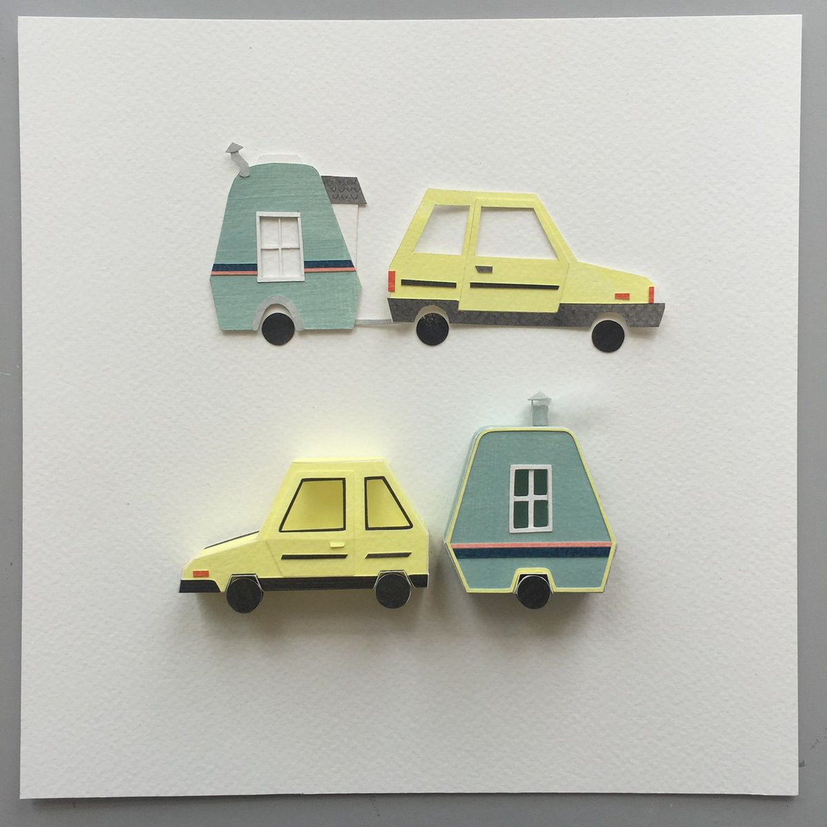 Kevin Fischer (@kevinfischer) on Twitter photo “Colorful Campers” by <a href="/VeravanWolferen/">Vera van Wolferen</a> buff.ly/2SSzqca #illustration #papercraft #campers “Colorful Campers” by <a href="/VeravanWolferen/">Vera van Wolferen</a> buff.ly/2SSzqca #illustration #papercraft #campers