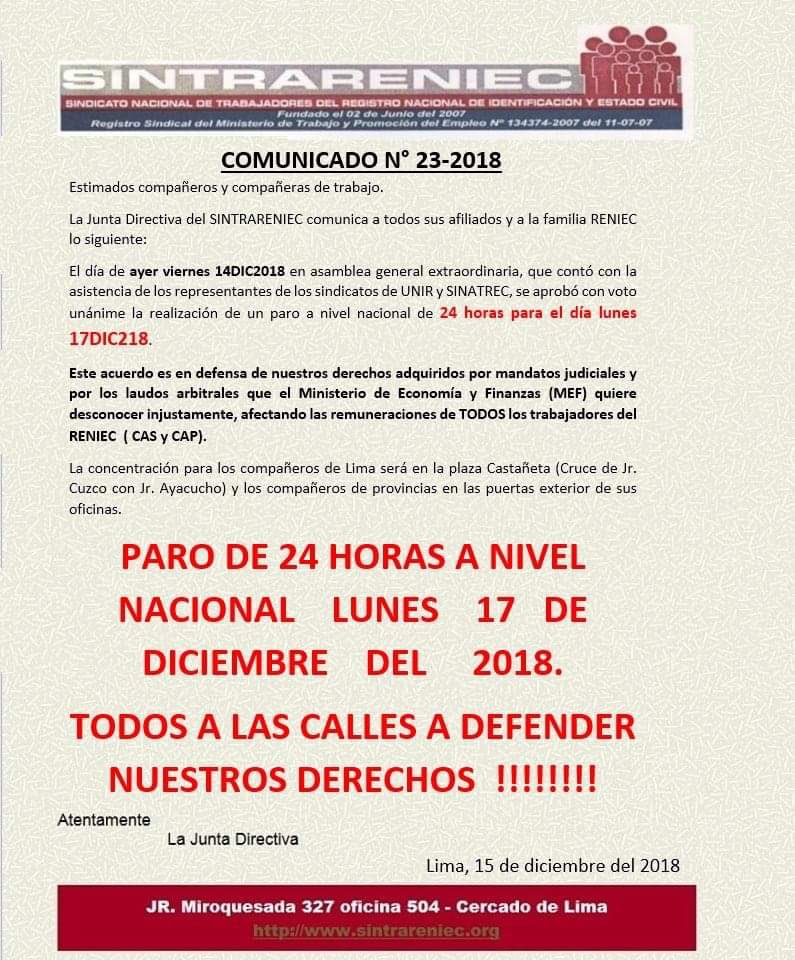 Mariia_eu's tweet photo. Paro de 24h en @reniecdigital como medida de protesta ante el atropello del @MEF_Peru @Capital967 @atvpe @americatv_peru @Latina_pe @exitosape @PBODigital @noticias_tvperu @PanamericanaTV https://t.co/hjANZJ2IHB