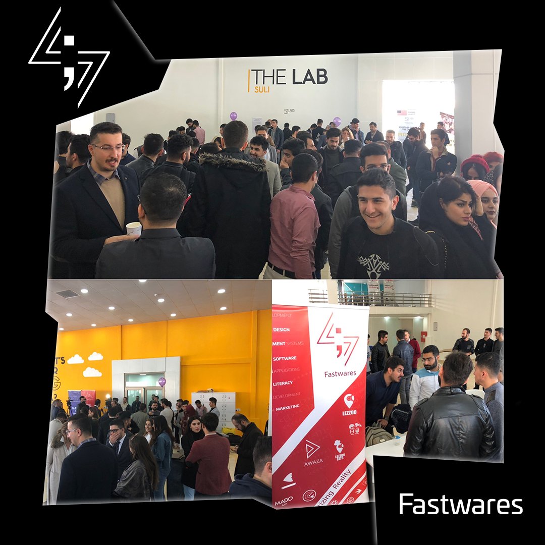 fastwares's tweet photo. سوپاس بۆ سەردانکردنی سەکۆی کاوە و خەجێ لە ڤیستیڤاڵی تەکنەلۆژی سلێمانی.
Thank you all for visiting Kawa &amp; Khaje booth at Suli Tech Festival
 Fastwares &amp; Kawa &amp; Khaje at #SuliTechFest #HackaSuly https://t.co/cjALuKck86