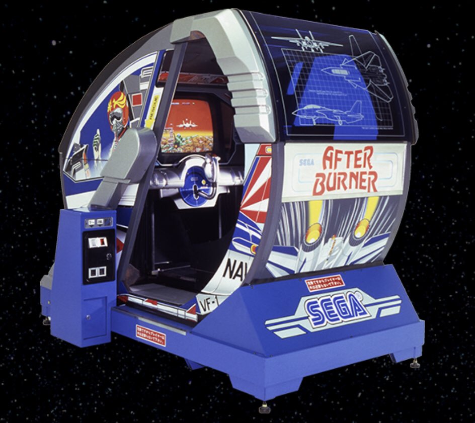 Sora_Sakurai いまセガに一時的に置いてある『アフターバーナーⅡ