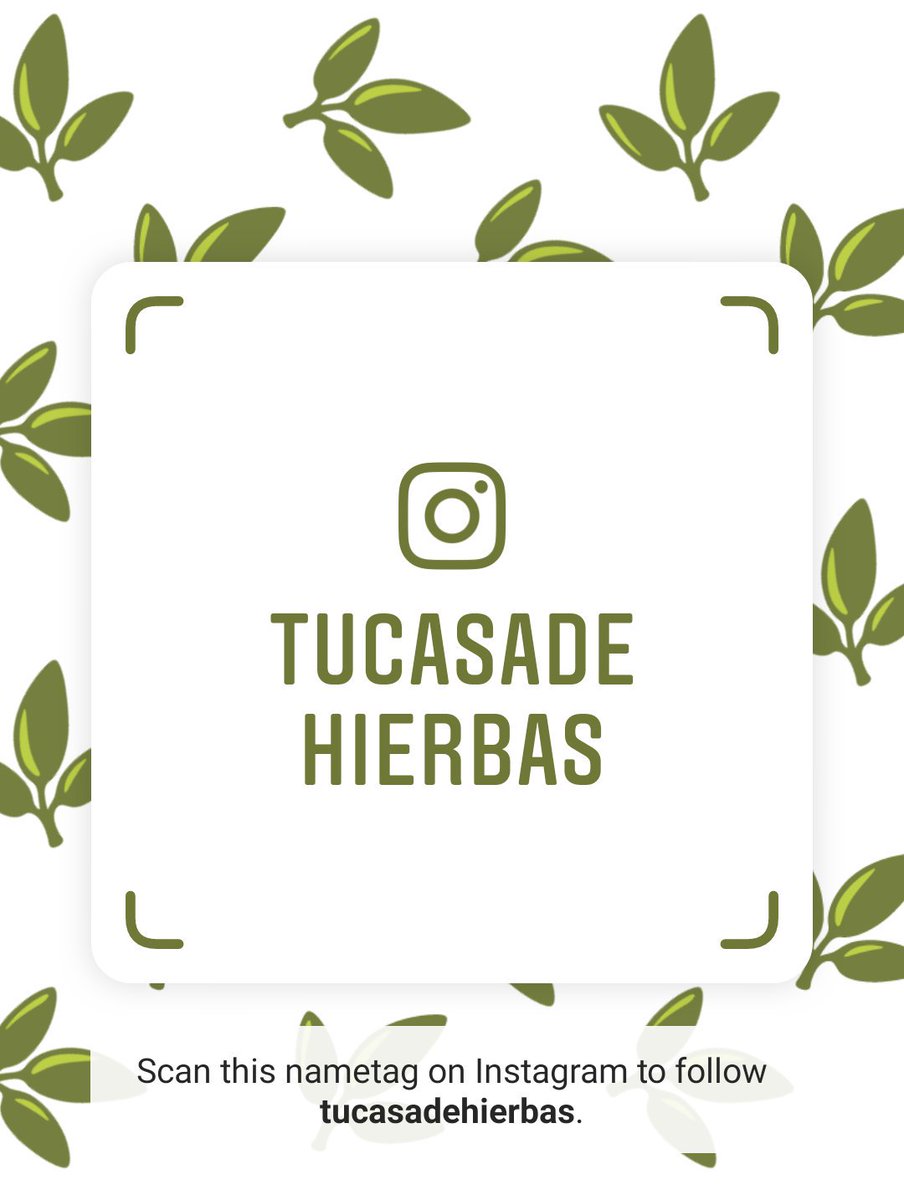 Follow me on Instagram! Username: tucasadehierbas
instagram.com/tucasadehierba…