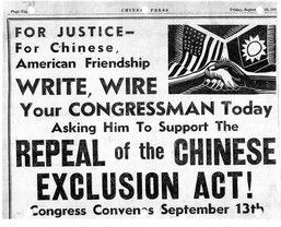 FDR_Global's tweet photo. #OnThisDay in 1943, #FDR signed the repeal of the Chinese Exclusion Act in an attempt to counter Japanese war propaganda and to solidify Sino-American relations. 

FDR would write that the measure was "important in the cause of winning the war and of establishing a secure peace." https://t.co/g12UMCCn1N